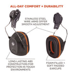 Load image into Gallery viewer, Skullerz 8880 Nrr 26db Hard Hat Mounted Earmuffs, Cap-style, Gray, Ships In 1-3 Business Days
