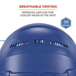 Load image into Gallery viewer, Skullerz 8966 Class C Lightweight Cap-style Hard Hat, Adjustable Venting, 6-pt Rachet Suspension, Blue, Ships In 1-3 Bus Days
