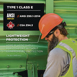 Load image into Gallery viewer, Skullerz 8967 Class E Lightweight Cap-style Hard Hat, 6-point Suspension, Orange, Ships In 1-3 Business Days
