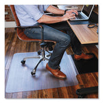 Load image into Gallery viewer, Sit Or Stand Mat For Carpet Or Hard Floors, 36 X 53 With Lip, Clear/black
