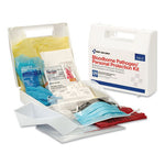 Load image into Gallery viewer, Bloodborne Pathogen Spill Clean Up Kit With Cpr Pack, 31 Pieces, Plastic Case
