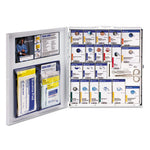 Load image into Gallery viewer, Ansi 2015 Smartcompliance Food Service First Aid Kit, W/o Medication, 50 People, 260 Pieces, Metal Case
