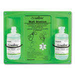 Load image into Gallery viewer, Double Bottle Sterile Saline Eye Wash Wall Station, 16 Oz Bottles, 2 Bottles/station, 4 Stations/carton
