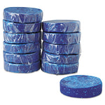 Load image into Gallery viewer, Eco Fresh Non-para Enzymatic Urinal Block With Enzymes, Cherry Scent, 2.5 Oz, Blue, 12/box

