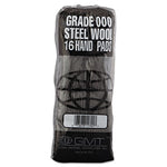 Load image into Gallery viewer, Industrial-quality Steel Wool Hand Pads, #000 Extra Fine, Steel Gray, 16 Pads/sleeve, 12 Sleeves/carton
