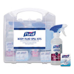 Load image into Gallery viewer, Body Fluid Spill Kit, 4.5&quot; X 11.88&quot; X 11.5&quot;, One Clamshell Case With 2 Single Use Refills/carton

