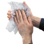 Load image into Gallery viewer, Scrubbing Towels, Hand Cleaning, 2-ply, 10.5 X 12, Silver/yellow, 72/bucket, 6/carton
