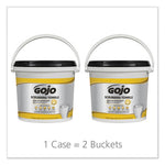 Load image into Gallery viewer, Scrubbing Towels, Hand Cleaning, Orange Scent, White/yellow, 170/bucket, 2 Buckets/carton
