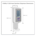 Load image into Gallery viewer, Cs6 Hand Sanitizer Dispenser, 1,200 Ml, 5.79 X 3.93 X 15.64, White
