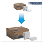 Load image into Gallery viewer, Pacific Blue Ultra Z-fold Folded Paper Towels, 1-ply, 8 X 11, White, 260/pack, 10 Packs/carton
