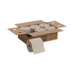 Load image into Gallery viewer, Hardwound Roll Paper Towel, Nonperforated, 1-ply, 7.87&quot; X 1,000 Ft, Brown, 6 Rolls/carton
