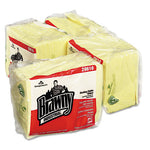 Load image into Gallery viewer, Dusting Cloths Quarterfold, 17 X 24, Unscented, Yellow, 50/pack, 4 Packs/carton
