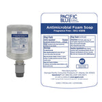 Load image into Gallery viewer, Pacific Blue Ultra Foam Soap Manual Dispenser Refill, Antimicrobial, Unscented, 1,200 Ml, 4/carton
