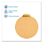 Load image into Gallery viewer, Activeaire Deodorizer Urinal Screen With Side Tab, Sunscape Mango Scent, Orange, 12/carton
