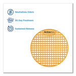 Load image into Gallery viewer, Activeaire Deodorizer Urinal Screen, Sunscape Mango Scent, Orange, 12/carton
