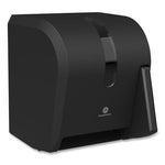 Load image into Gallery viewer, Hygienic Push-paddle Roll Towel Dispenser, 13 X 10 X 14.4, Black
