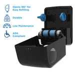 Load image into Gallery viewer, Pacific Blue Ultra Paper Towel Dispenser, Mechanical, 12.9 X 9 X 16.8, Black
