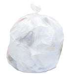 Load image into Gallery viewer, High-density Waste Can Liners, 10 Gal, 6 Mic, 24&quot; X 24&quot;, Natural, 50 Bags/roll, 20 Rolls/carton

