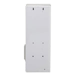 Load image into Gallery viewer, Dual Sanitary Napkin/tampon Dispenser, 25 Cent Coin Mechanism, 11.13 X 7.63 X 26.38, White/blue
