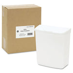 Load image into Gallery viewer, Wall Mount Sanitary Napkin Receptacle-ppc, 1 Gal, Ppc Plastic, White
