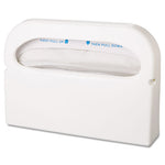 Load image into Gallery viewer, Health Gards Toilet Seat Cover Dispenser, Half-fold, 16 X 3.25 X 11.5, White, 2/box
