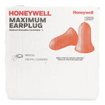 Load image into Gallery viewer, Maximum Single-use Earplugs, Corded, 33nrr, Coral, 100 Pairs
