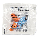 Load image into Gallery viewer, Maximum Single-use Earplugs, Corded, 33nrr, Coral, 100 Pairs
