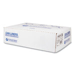 Load image into Gallery viewer, High-density Commercial Can Liners, 33 Gal, 11 Mic, 33&quot; X 40&quot;, Clear, 25 Bags/roll, 20 Interleaved Rolls/carton
