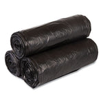 Load image into Gallery viewer, High-density Commercial Can Liners, 55 Gal, 22.1 Mic, 36&quot; X 60&quot;, Black, 25 Bags/roll, 6 Interleaved Rolls/carton
