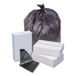 Load image into Gallery viewer, High-density Commercial Can Liners, 55 Gal, 22.1 Mic, 36&quot; X 60&quot;, Black, 25 Bags/roll, 6 Interleaved Rolls/carton
