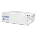 Load image into Gallery viewer, High-density Commercial Can Liners, 60 Gal, 22 Mic, 38&quot; X 60&quot;, Black, 25 Bags/roll, 6 Interleaved Rolls/carton
