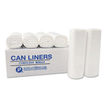 Load image into Gallery viewer, High-density Commercial Can Liners, 60 Gal, 12 Mic, 43&quot; X 48&quot;, Clear, 25 Bags/roll, 8 Interleaved Rolls/carton
