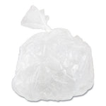Load image into Gallery viewer, High-density Commercial Can Liners Value Pack, 33 Gal, 10 Mic, 33&quot; X 39&quot;, Clear, 25 Bags/roll, 20 Interleaved Rolls/carton
