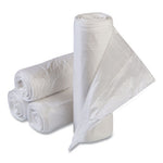 Load image into Gallery viewer, High-density Commercial Can Liners Value Pack, 55 Gal, 11 Mic, 36&quot; X 58&quot;, Clear, 25 Bags/roll, 8 Interleaved Rolls/carton
