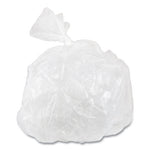 Load image into Gallery viewer, High-density Commercial Can Liners Value Pack, 55 Gal, 11 Mic, 36&quot; X 58&quot;, Clear, 25 Bags/roll, 8 Interleaved Rolls/carton
