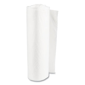High-density Commercial Can Liners Value Pack, 60 Gal, 14 Mic, 38" X 58", Clear, 25 Bags/roll, 8 Interleaved Rolls/carton