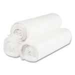 Load image into Gallery viewer, High-density Commercial Can Liners Value Pack, 60 Gal, 14 Mic, 38&quot; X 58&quot;, Clear, 25 Bags/roll, 8 Interleaved Rolls/carton
