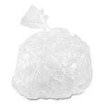 Load image into Gallery viewer, High-density Commercial Can Liners Value Pack, 60 Gal, 14 Mic, 38&quot; X 58&quot;, Clear, 25 Bags/roll, 8 Interleaved Rolls/carton
