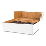 Load image into Gallery viewer, High-density Commercial Can Liners Value Pack, 45 Gal, 19 Mic, 40&quot; X 46&quot;, Black, 25 Bags/roll, 6 Interleaved Rolls/carton
