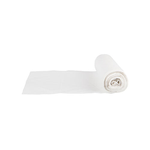 High-density Commercial Can Liners Value Pack, 45 Gal, 11 Mic, 40" X 46", Clear, 25 Bags/roll, 10 Interleaved Rolls/carton