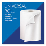 Load image into Gallery viewer, Essential 100% Recycled Fiber Hard Roll Towel, 1-ply, 8&quot; X 800 Ft, 1.5&quot; Core, White, 12 Rolls/carton
