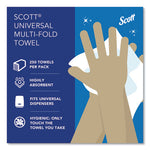Load image into Gallery viewer, Essential Multi-fold Towels, Absorbency Pockets, 1-ply, 9.2 X 9.4, White, 250/pack, 16 Packs/carton
