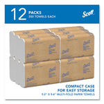 Load image into Gallery viewer, Multi-fold Towels, Absorbency Pockets, 1-ply, 9.2 X 9.4, White, 250 Sheets/pack

