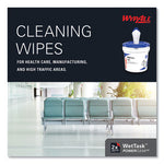 Load image into Gallery viewer, Power Clean Wipers For Solvents Wettask Customizable Wet Wiping System, Wipers Only, 9 X 15, White, 275/roll, 2 Rolls/carton
