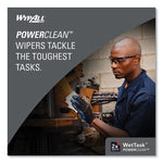 Load image into Gallery viewer, Power Clean Wipers For Solvents Wettask Customizable Wet Wiping System, Wipers Only, 9 X 15, White, 275/roll, 2 Rolls/carton
