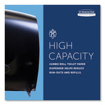 Load image into Gallery viewer, Cored Jrt Jumbo Combo Tissue Dispenser, 20.4 X 5.8 X 13.1, Smoke/gray
