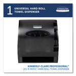 Load image into Gallery viewer, Lev-r-matic Roll Towel Dispenser, 13.3 X 9.8 X 13.5, Smoke
