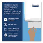 Load image into Gallery viewer, Sanitouch Hard Roll Towel Dispenser, 12.63 X 10.2 X 16.13, White
