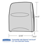 Load image into Gallery viewer, Sanitouch Hard Roll Towel Dispenser, 12.63 X 10.2 X 16.13, Smoke
