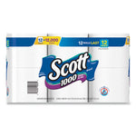 Load image into Gallery viewer, Toilet Paper, Septic Safe, 1-ply, White, 1,000 Sheets/roll, 12 Rolls/pack, 4 Pack/carton
